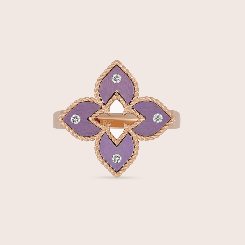 Venetian Princess | Anel com Titnio e Diamantes