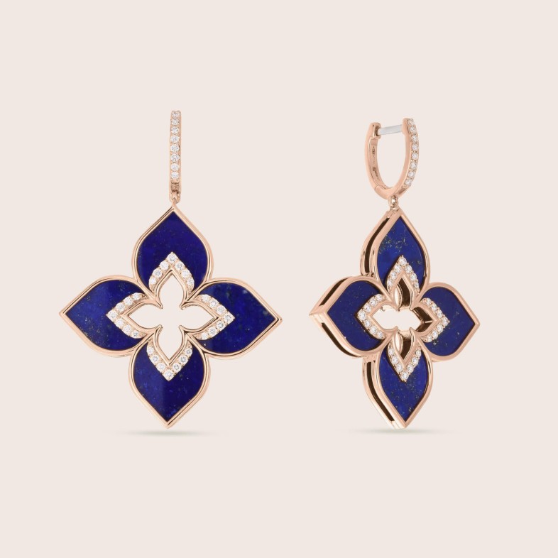 Venetian Princess | Brincos com Lpiz Lazuli e Diamantes