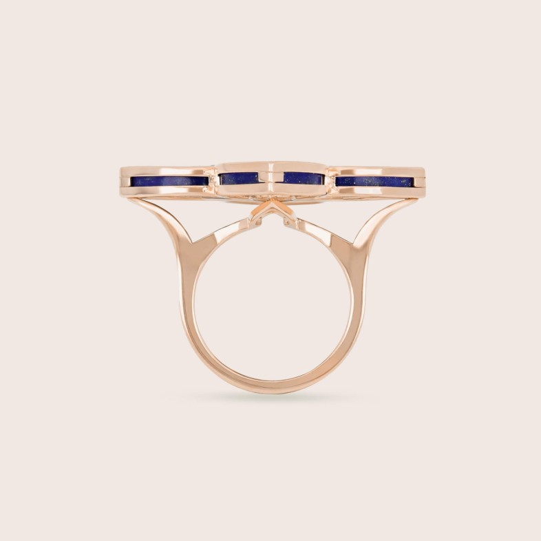 Venetian Princess | Diamond and Lapis Lazuli Ring