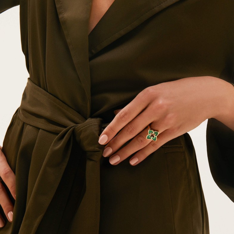 Venetian Princess | Anel com Malaquite