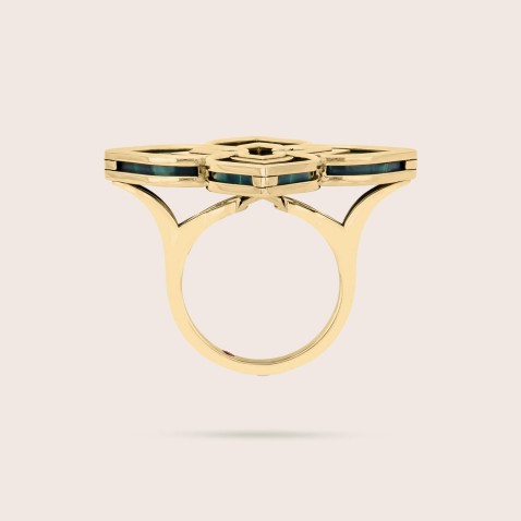 Venetian Princess | Anel com Malaquite