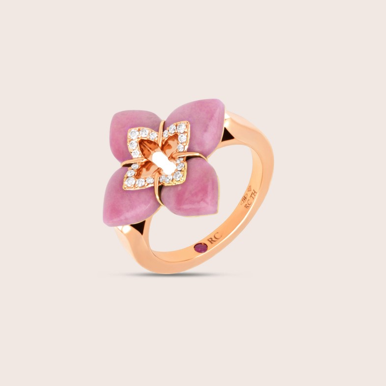 Anel Ouro 18k Diamantes, Opala | Venetian Princess