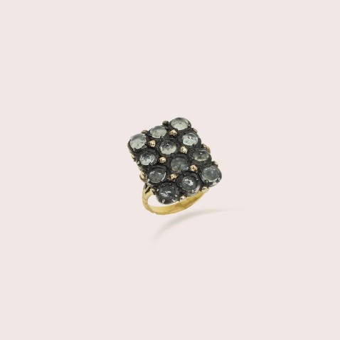 19.2K Silver and Gold Ring | Minas Novas