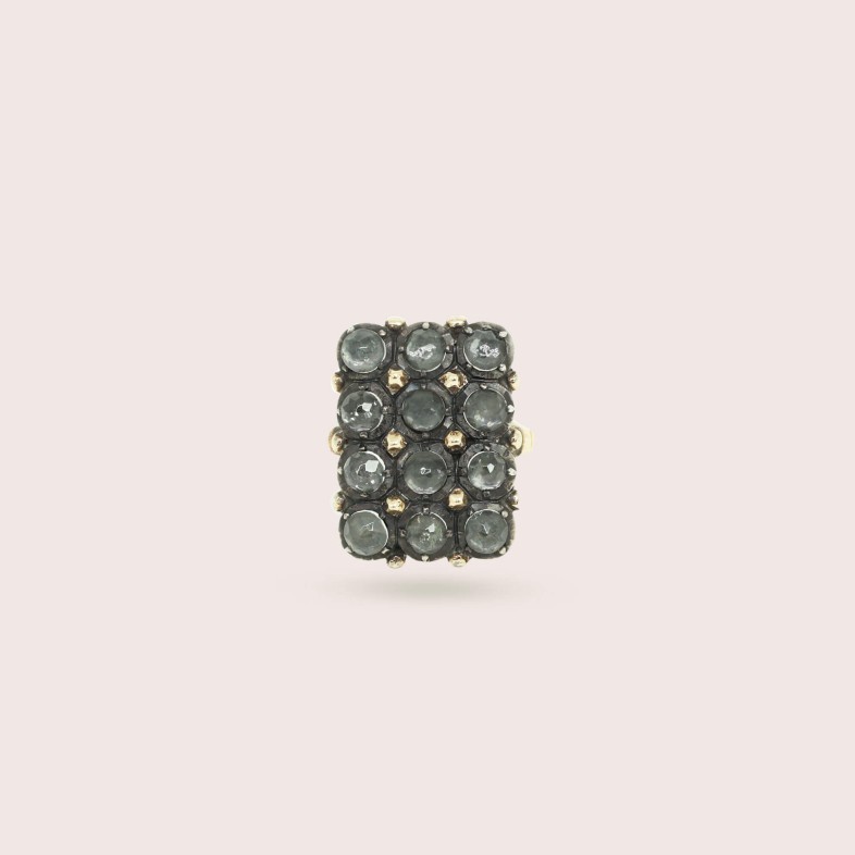 19.2K Silver and Gold Ring | Minas Novas
