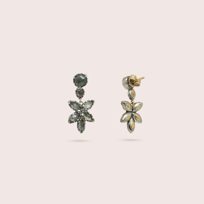 Gold and Silver Earrings | Minas Novas