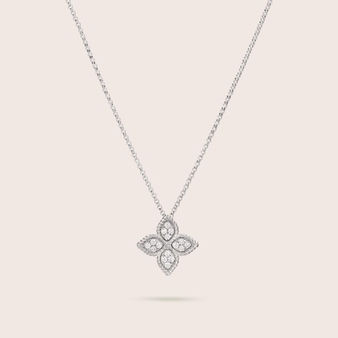 Princess Flower | Diamond Pendant Necklace