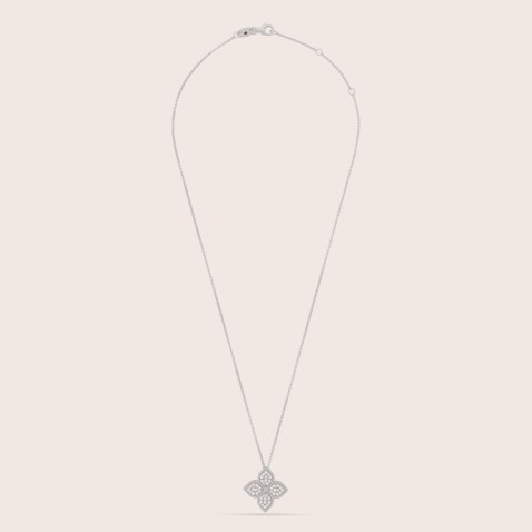 Princess Flower | Fio com pendente com Diamantes