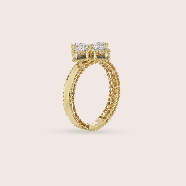 Princess Flower | Anel com Diamantes