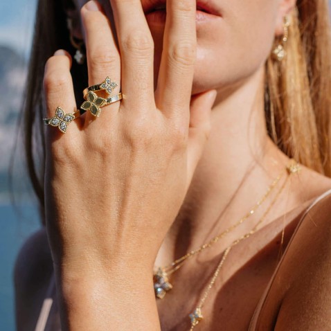 Princess Flower | Diamond Ring