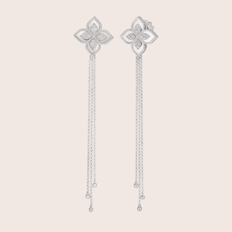 Princess Flower | Brincos com Diamantes