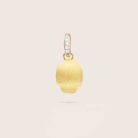 "Boules" Pendant in Gold and Diamonds