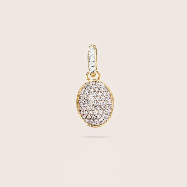 Pendente "Boules" Ouro e Diamantes Pav