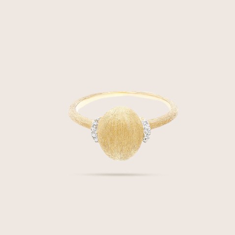 Gold Boule and Diamonds Ring | lite