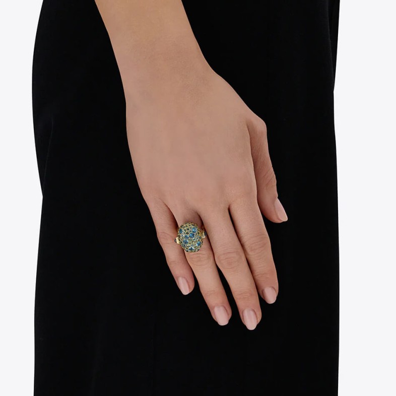 Anel em Ouro com Pedras Preciosas | Reverse