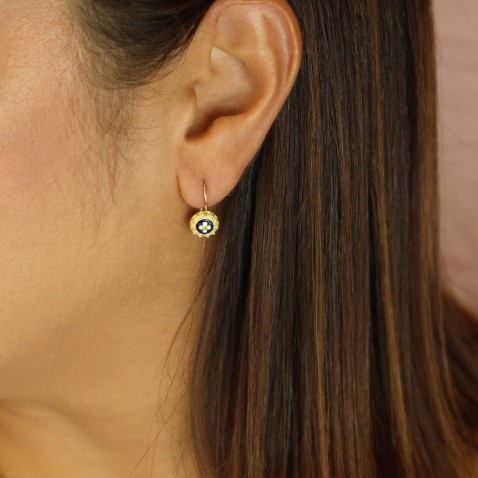 Gold Plated Sterling Silver Earrings | Rosas Portuguesas
