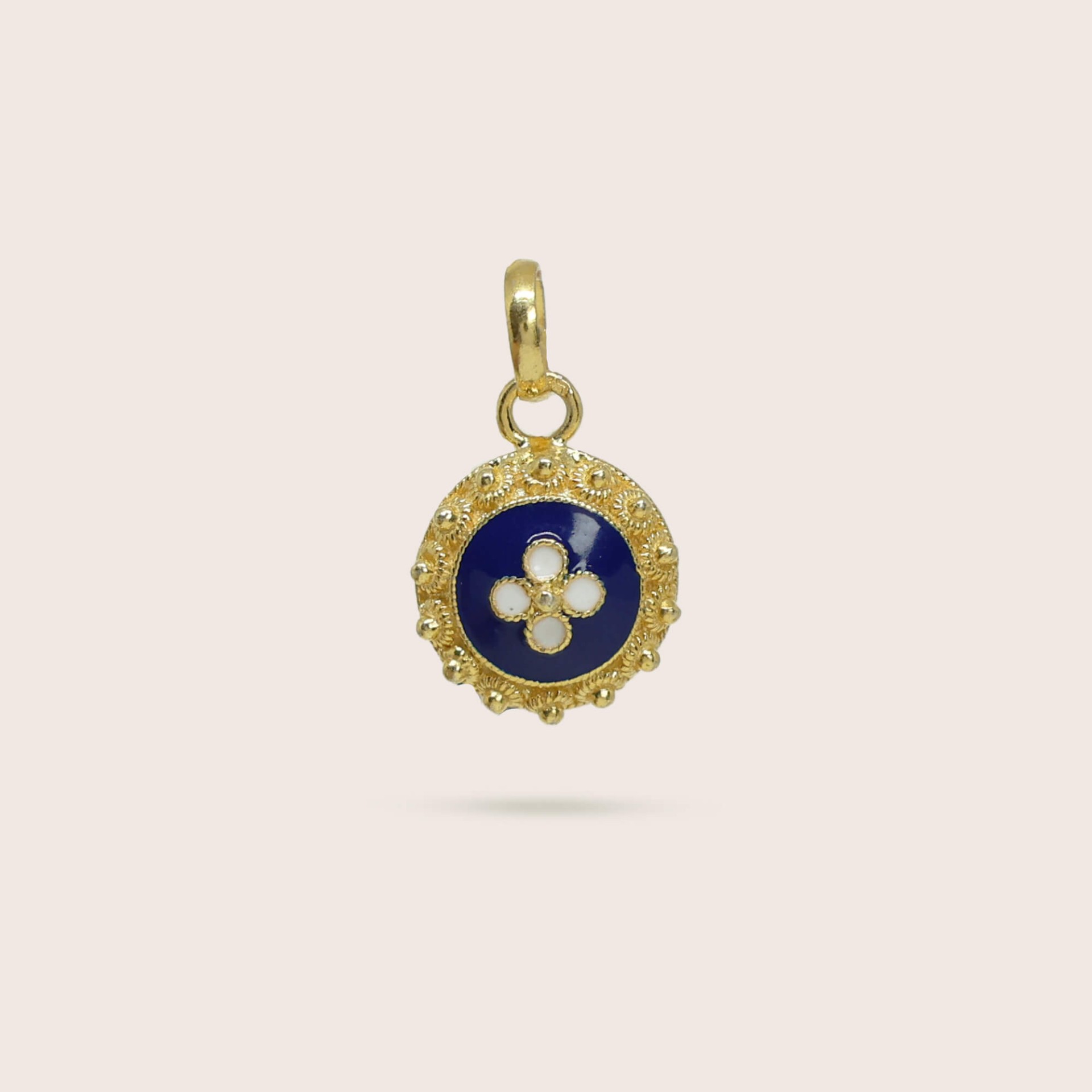 Enamel Medal Pendant | Rosas Portuguesas
