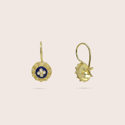 Gold Plated Sterling Silver Earrings | Rosas Portuguesas