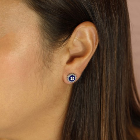Enamel Earrings | Rosas Portuguesas