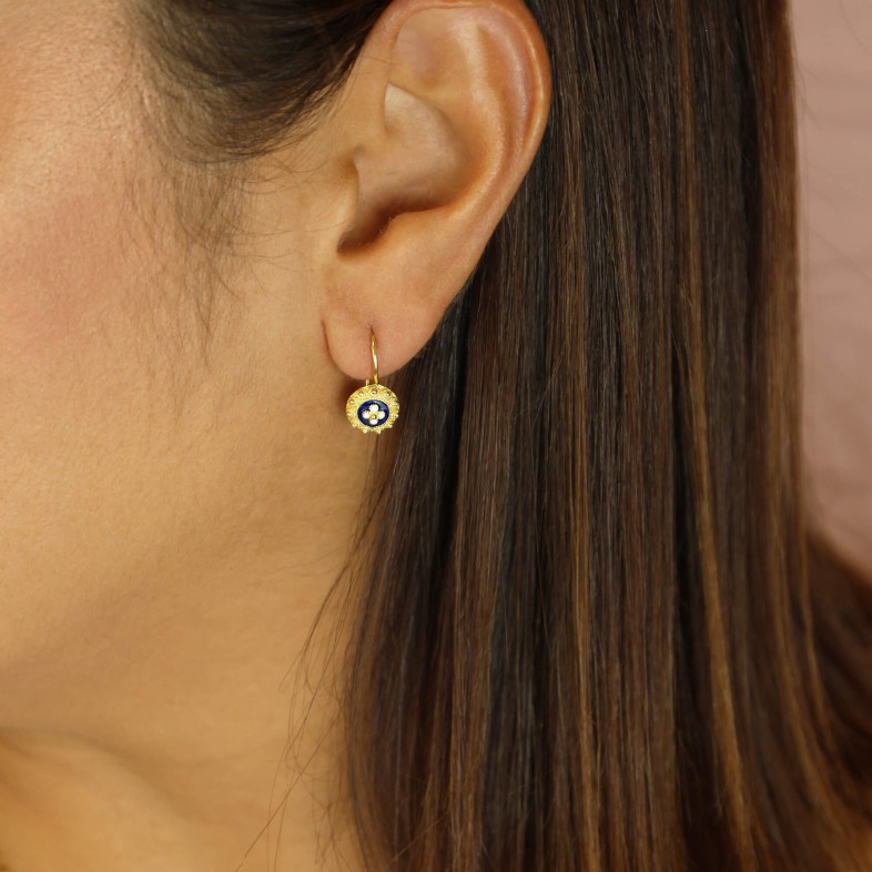 Gold Plated Sterling Silver Earrings | Rosas Portuguesas