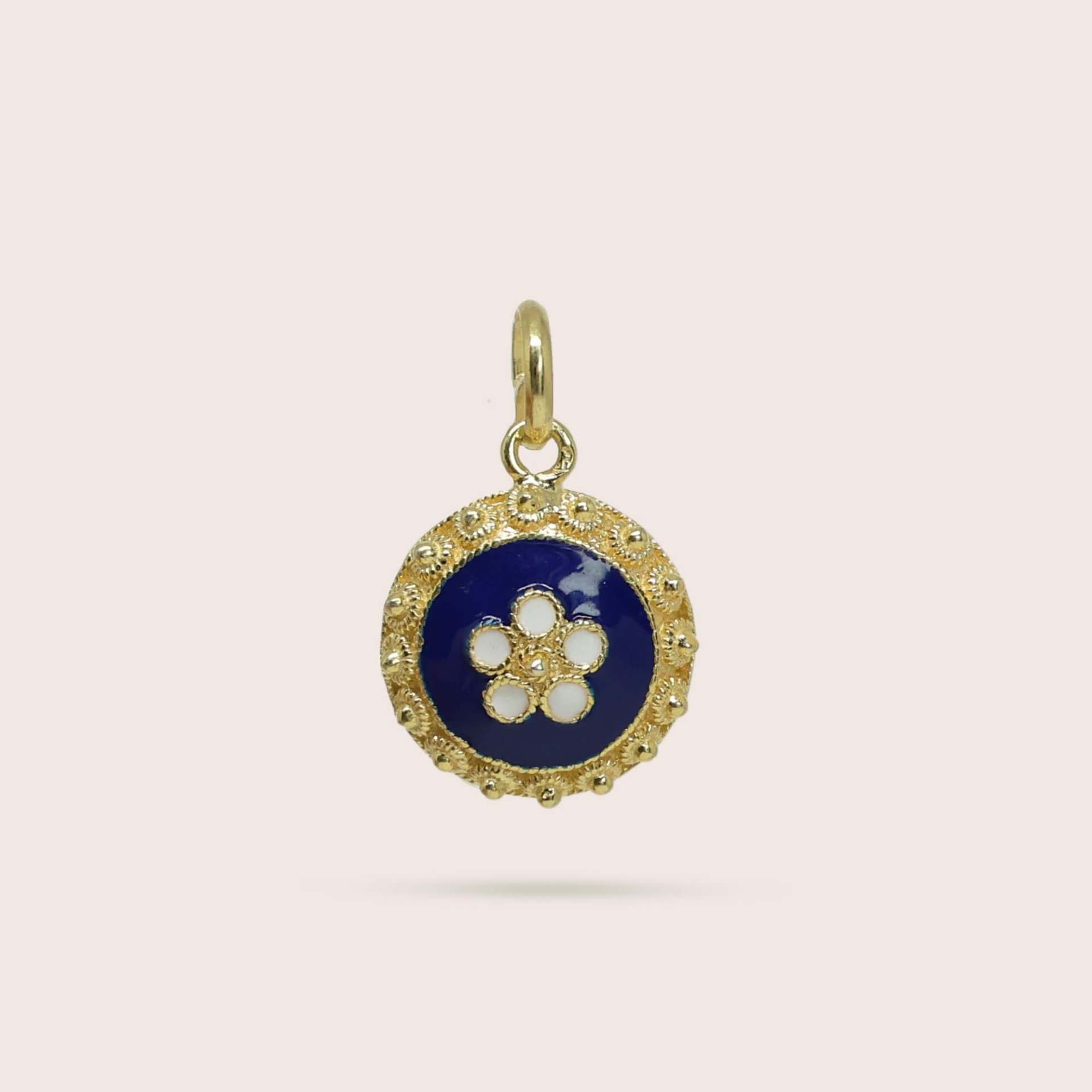 Enamel Medal Pendant | Rosas Portuguesas