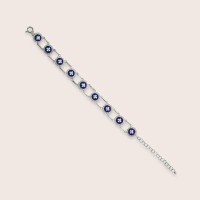 Plain silver / Rhodium-plated silver