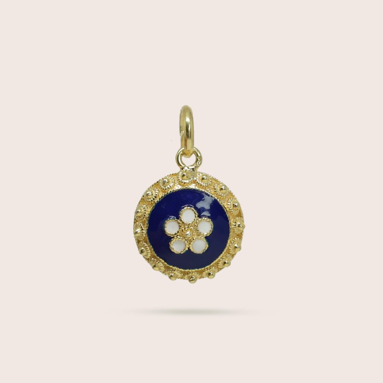 Caramujo gold-plated sterling silver Pendent | Rosas Portuguesas