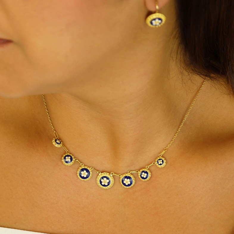 Enamel Necklace | Rosas Portuguesas