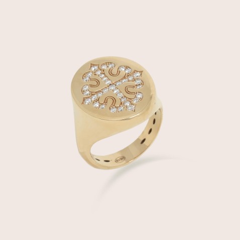 Anel com Diamantes