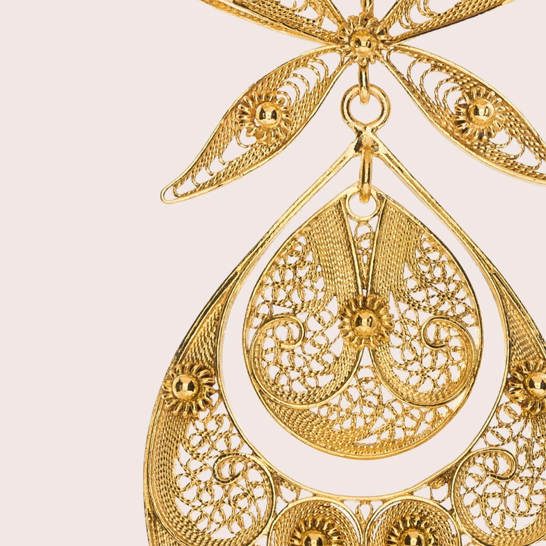 19,2K Gold Earrings | Bloom