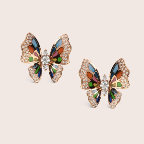 Diamond Biutterfly Earrings