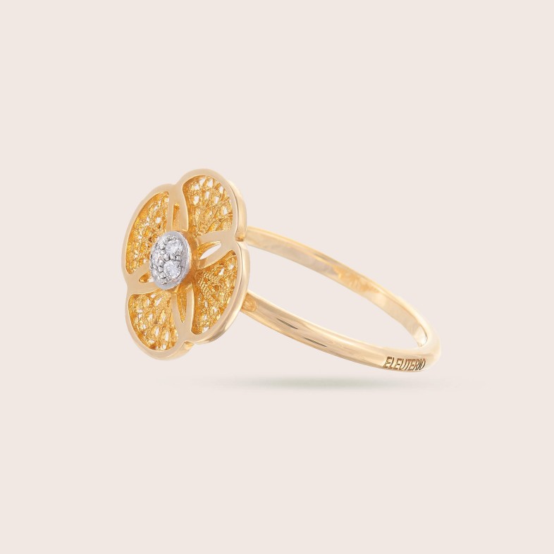 BLOSSOM | Anel com Diamantes