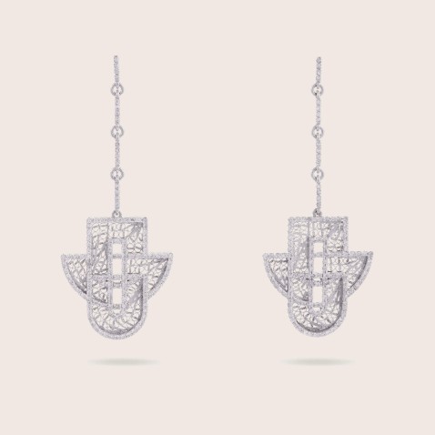 Brincos com Diamantes