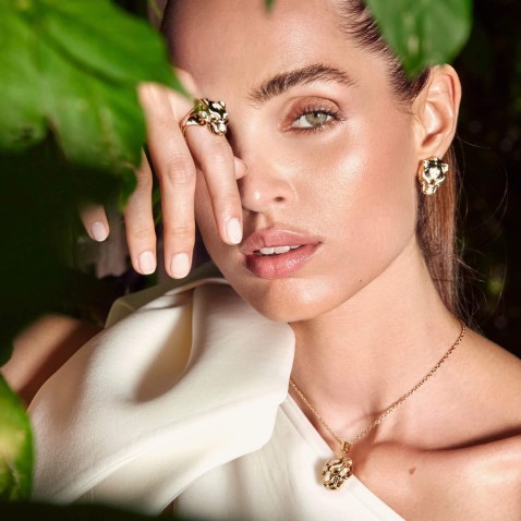 Origen - Zodaria | Enamel and Emerald Earrings