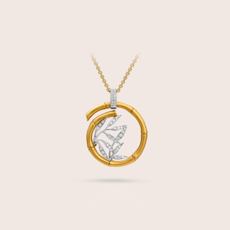 Bamboo | Diamond Necklace