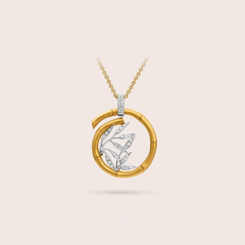 Bamboo | Diamond Necklace
