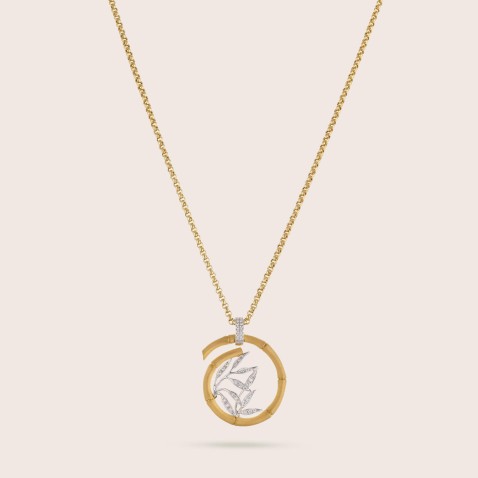 Bamboo | Diamond Necklace