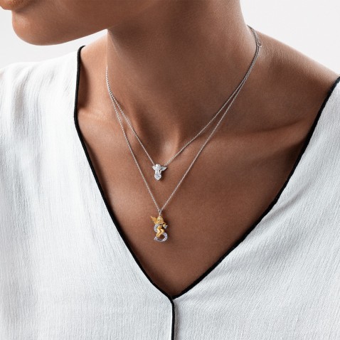 My Angel | Colar com pendente com Diamantes