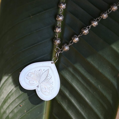 Cinzel | Buterfly Flower pendant