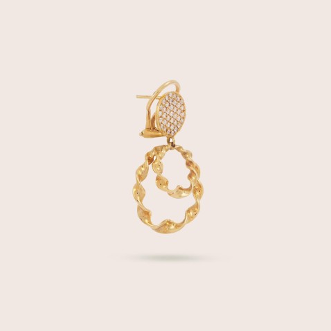 Circles | Diamond Earrings