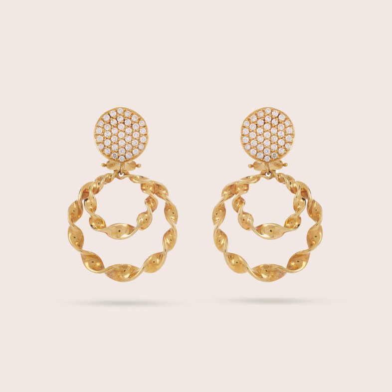 Circles | Diamond Earrings