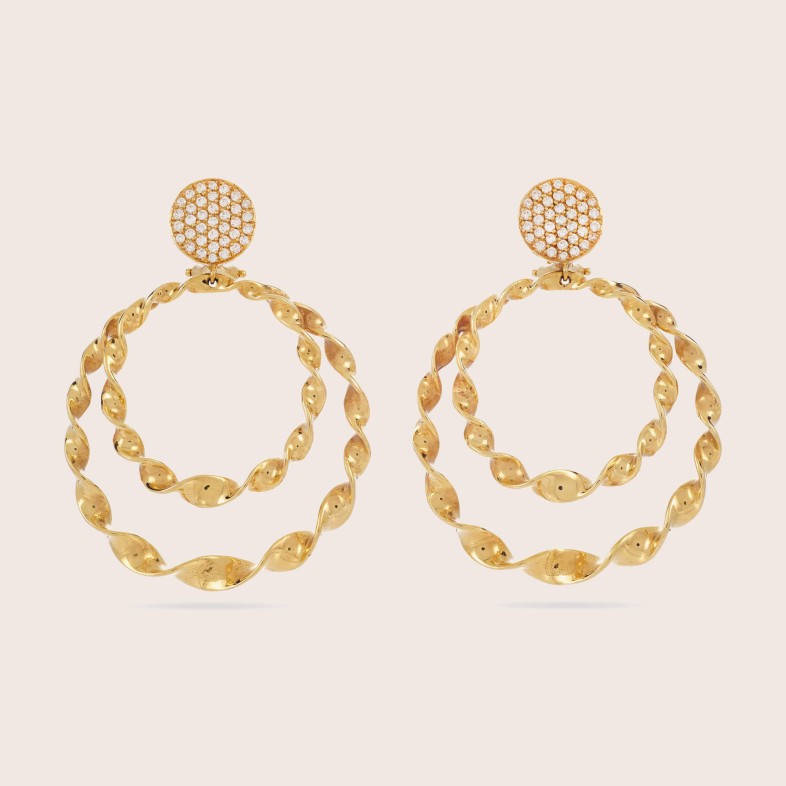 Circles | Diamond Earrings