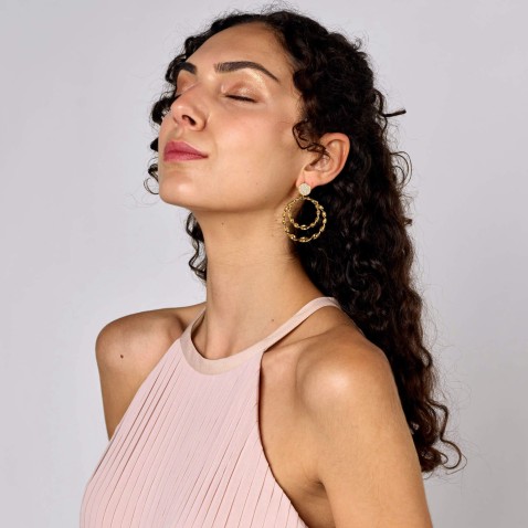 Circles | Diamond Earrings