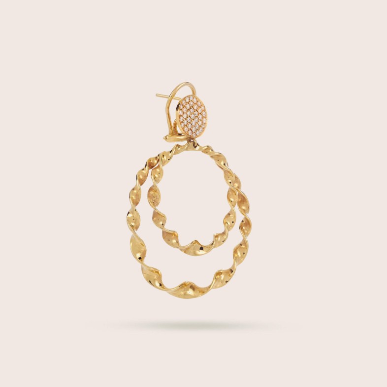 Circles | Diamond Earrings