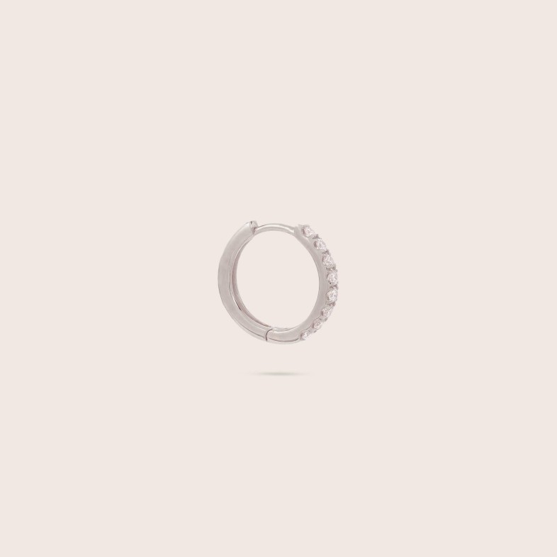 Circles | Diamond Hoop Earrings
