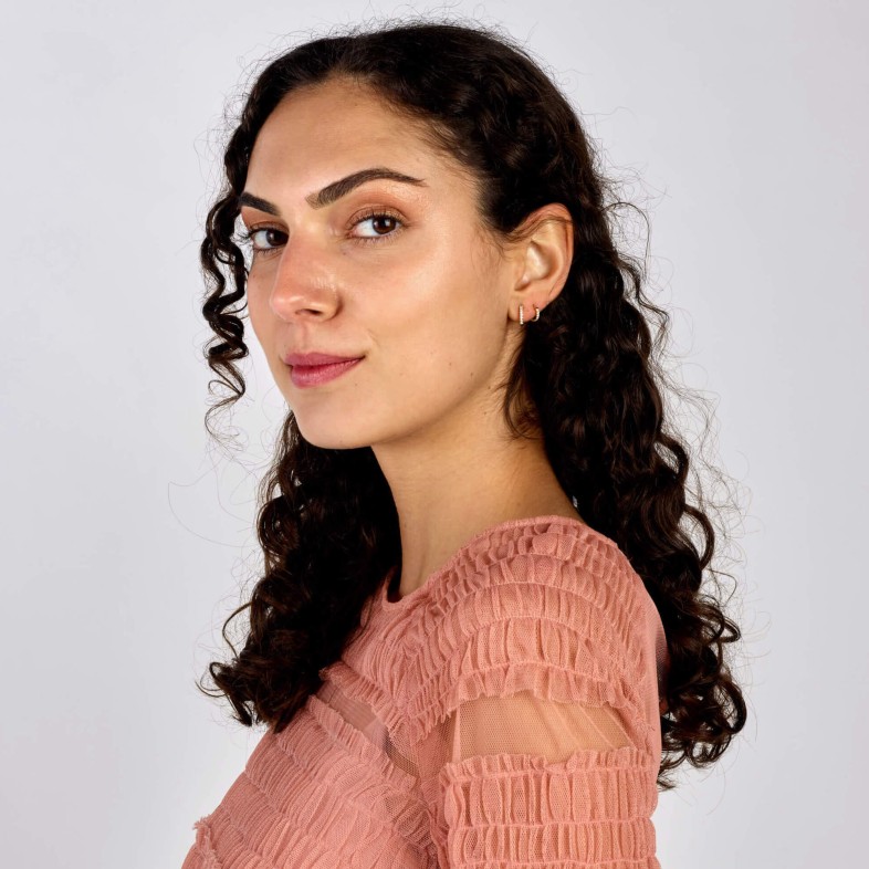 Circles | Diamond Hoop Earrings