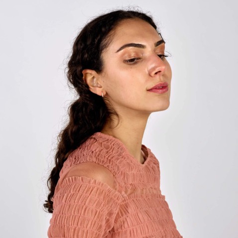 Circles | Diamond Hoop Earrings