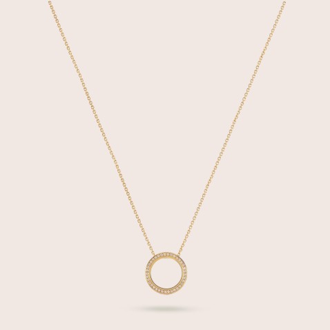 Circles | Diamond Pendant Necklace