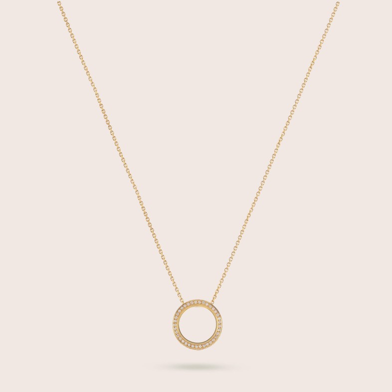 Circles | Colar com Pendente com Diamantes