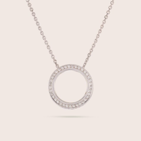 Circles | Colar com Pendente com Diamantes