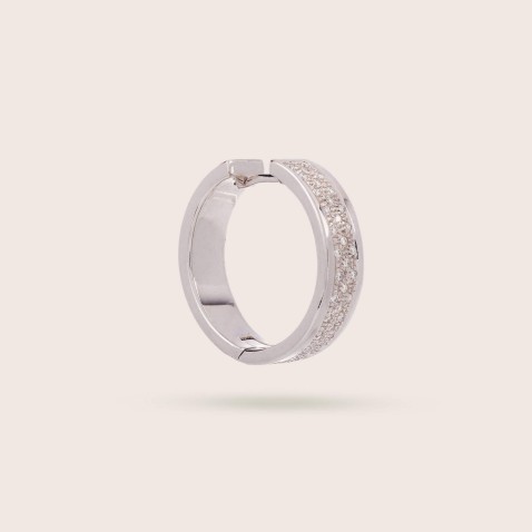 Circles | Diamond Hoop Earrings